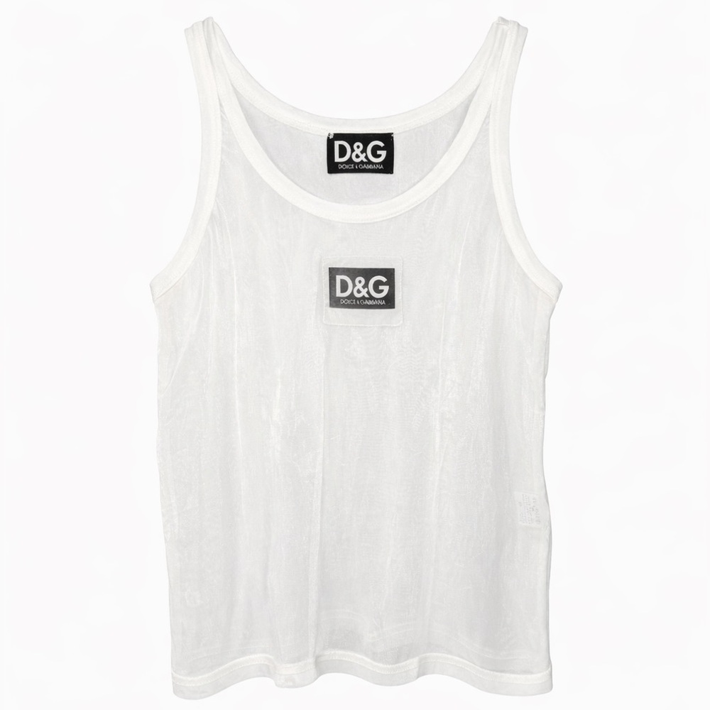 Vintage D&G Mesh Tank Top